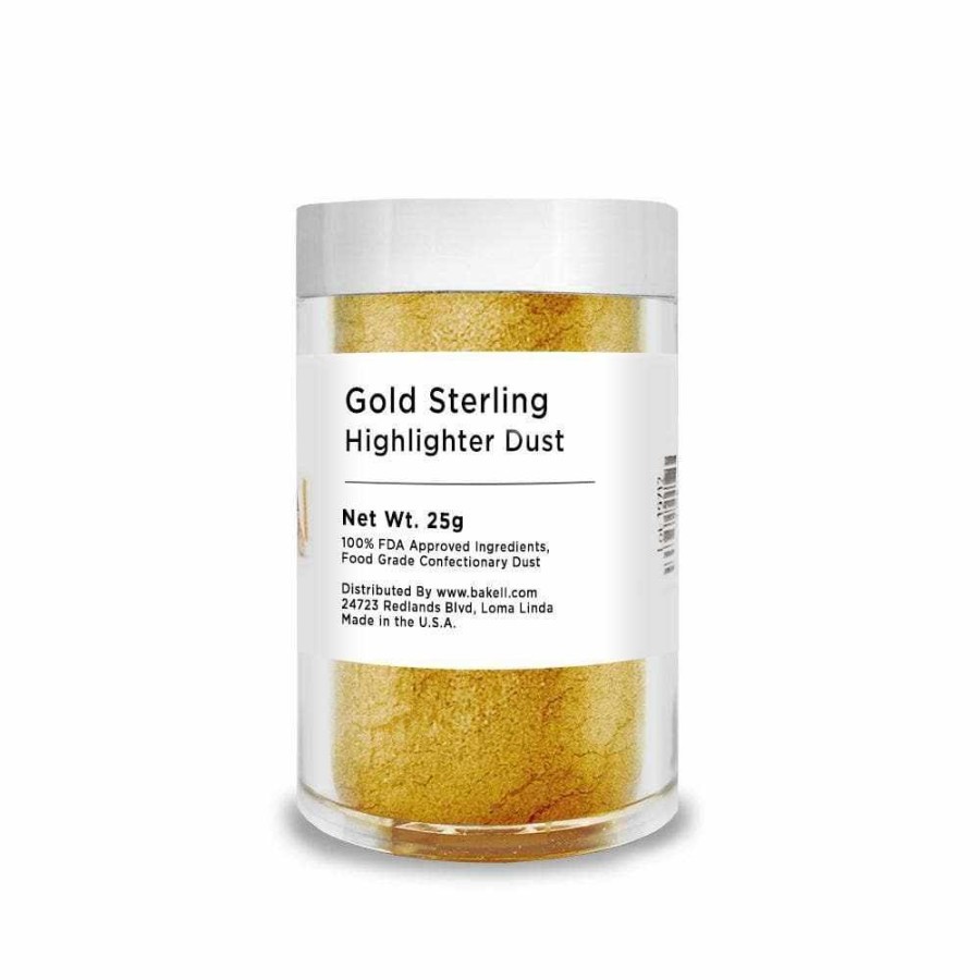 

Gold Highlighter Metallic Luster Dust by Bakell