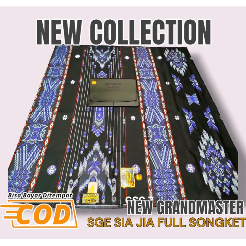 Sarung Wadimor Grandmaster Motif Full Songket Timbul Original Terbaru