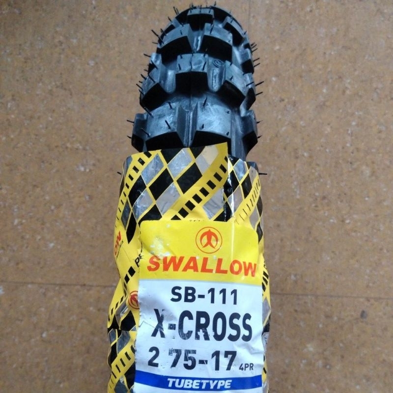 BAN CROS SWALLOW 275 RING 17 X-CROSS SB111 BAN LUAR MOTOR SWALOW 2.75 -17 SB 111 CROSS X TRAIL TRIL 