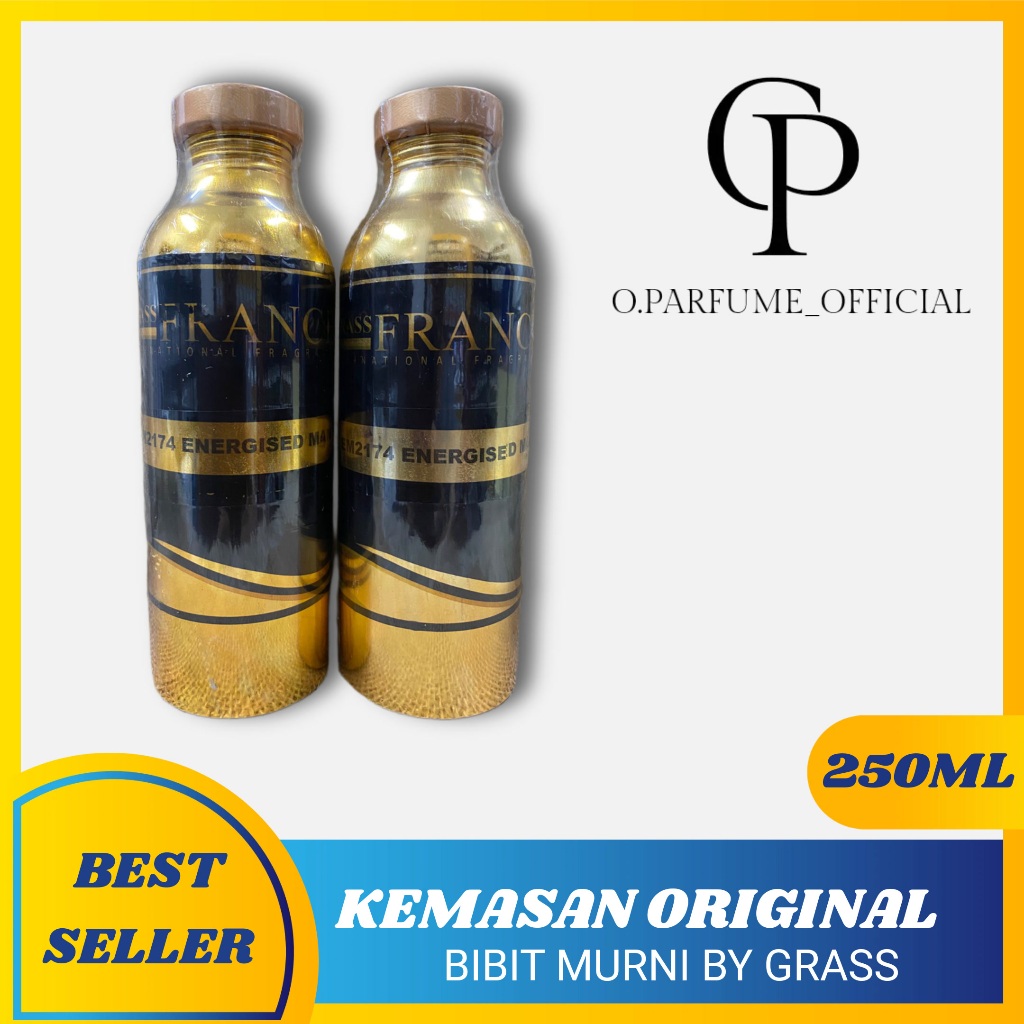 Bibit Parfum ENERGISED GRASS - HUGO BOSS ENERGIZE ( 250 ML Segel Alumunium Pabrik ) - PERFUME - Bibi