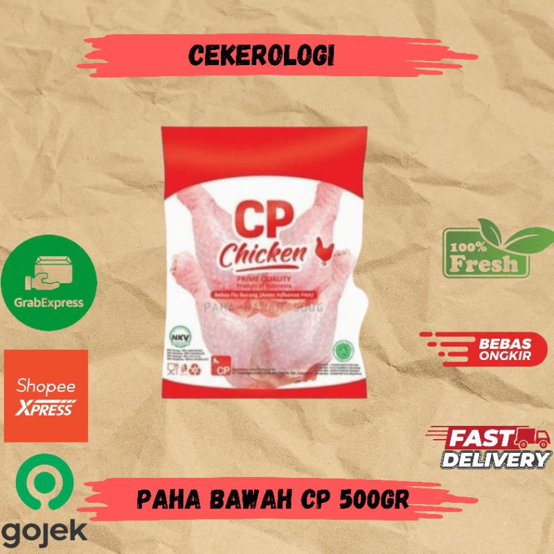 

Paha Bawah Frozen Cp 500gr / Paha Bawah Frozen Cp / Paha Bawah Frozen / Paha Bawah Fresh Berkualitas / JABODETABEK / Paha Ayam / Ayam Potong / Daging Ayam / Ayam