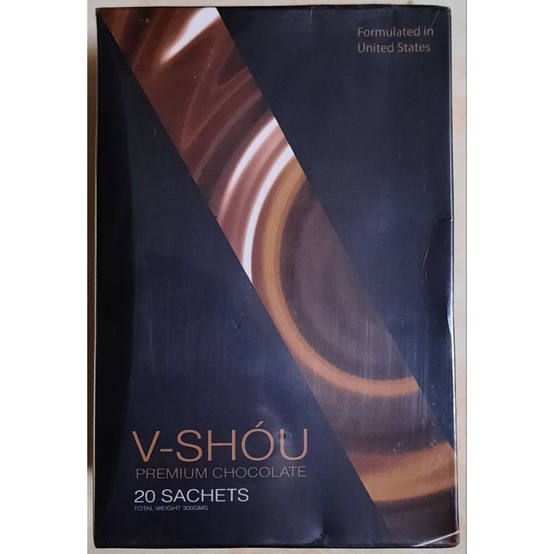 

v shou premium chocolate / cokelat / coklat ( 1 kotak isi 20 sachet @ 15 gram )