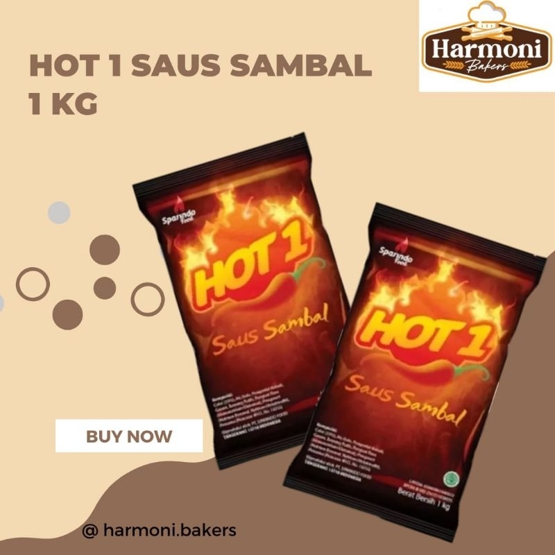 

HOT 1 Saus Sambal 1kg