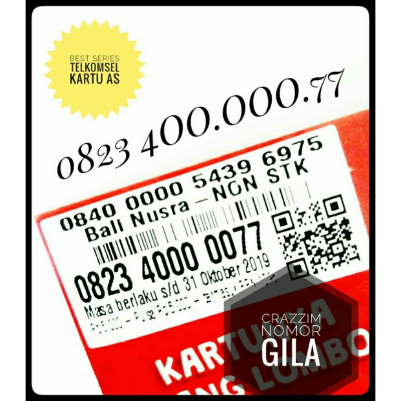 Nomor cantik telkomsel. Nomor cantik panca 00000. Nomor cantik super.  Nomor cantik As