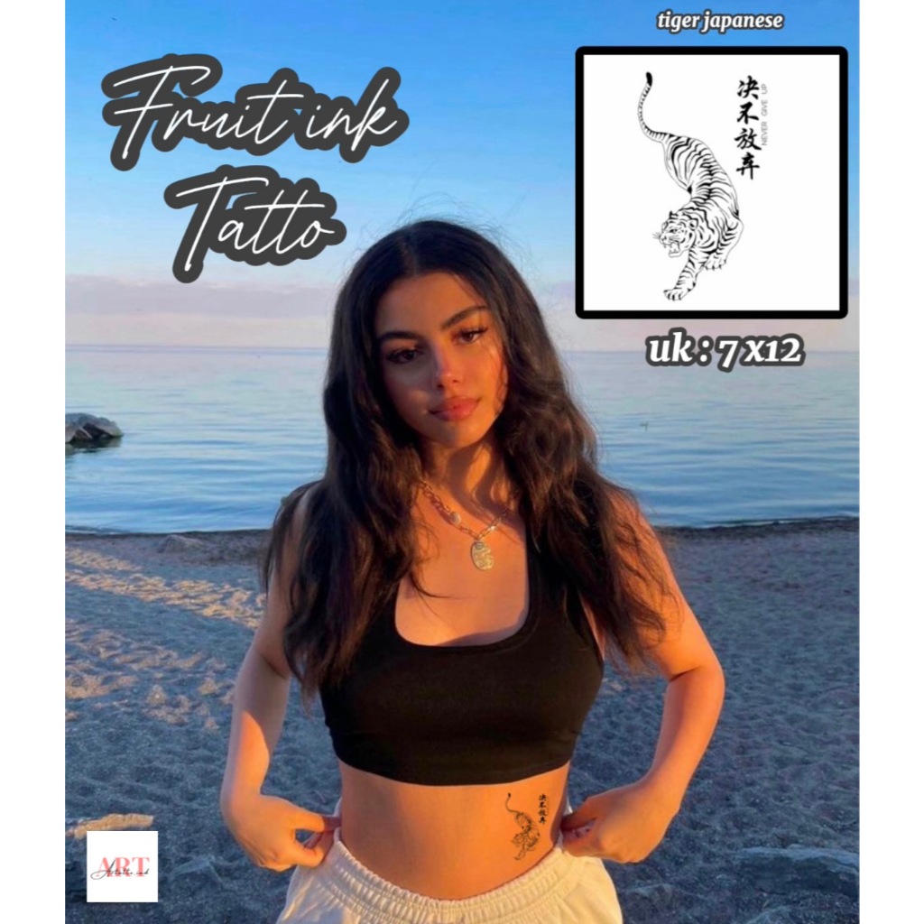 TIGER JAPANESE Fruit Ink Tatto Semi Permanent