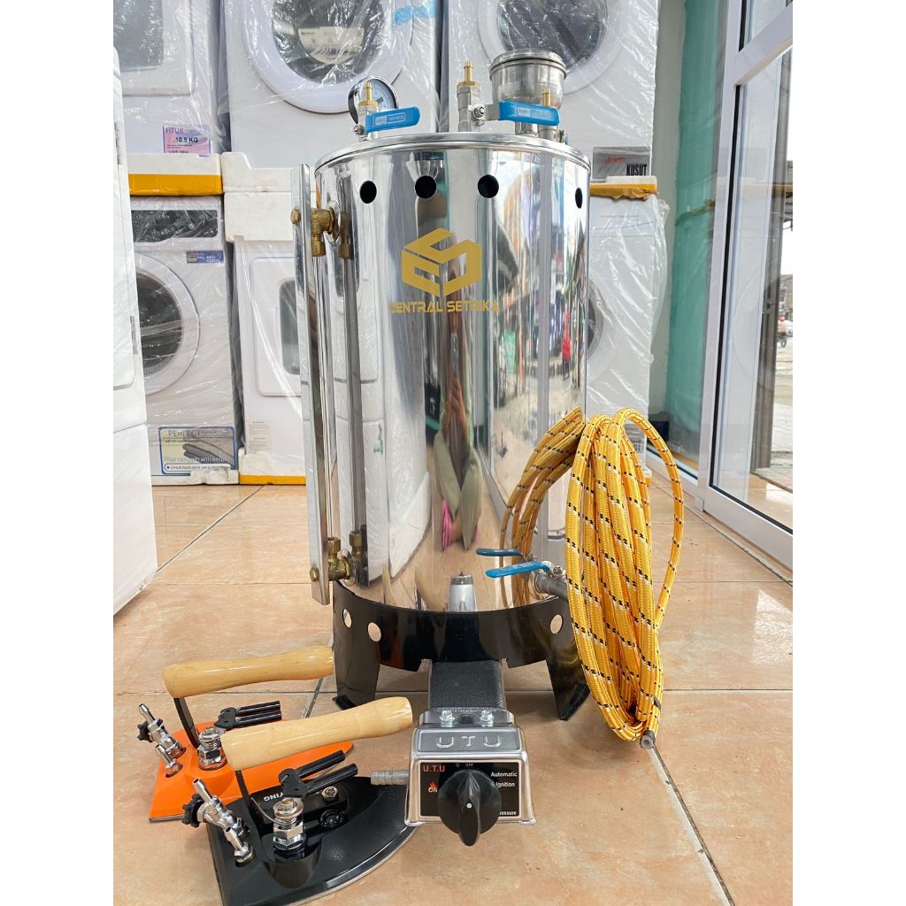 Setrika Uap Boiler 20 Liter 2 setrika