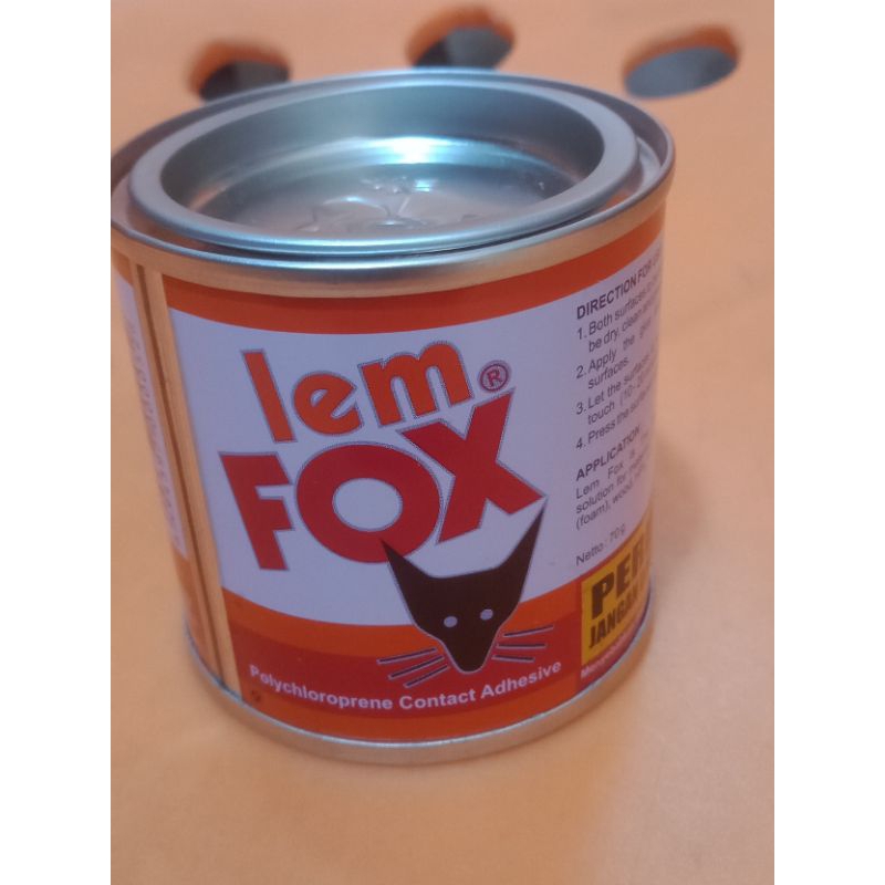 

Lem serba guna FOX kaleng isi 70 gram