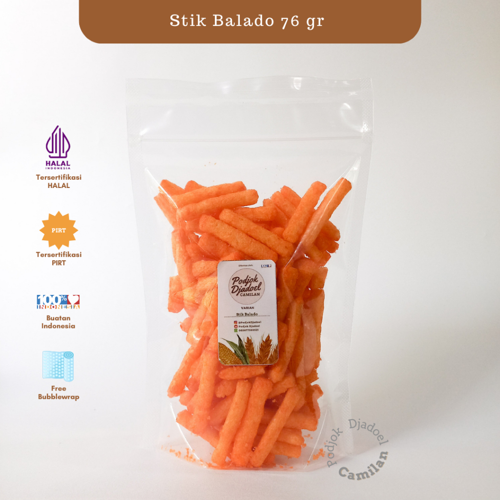 

[PodjokDjadoelCamilan] Stik Balado / STIK TES / Stik Kiloan 76gr