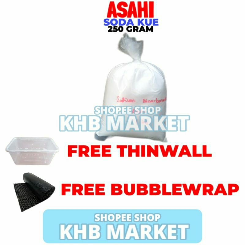 

Asahi Soda Kue 250 Gram Repacked