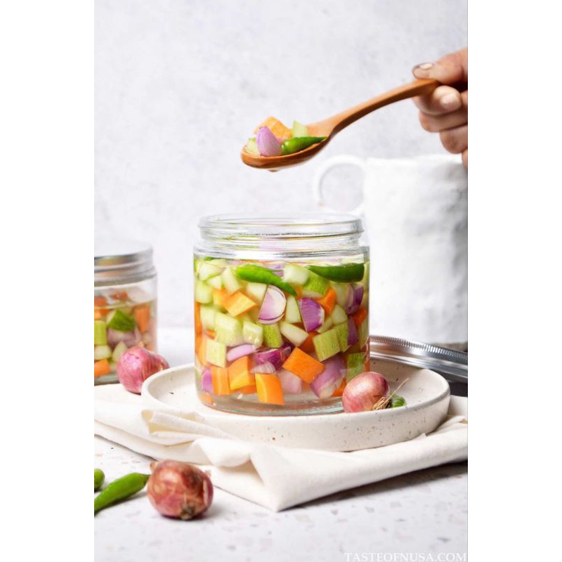 

Topping Makanan / Acar (Nanas, Timun, Wortel) 500ml