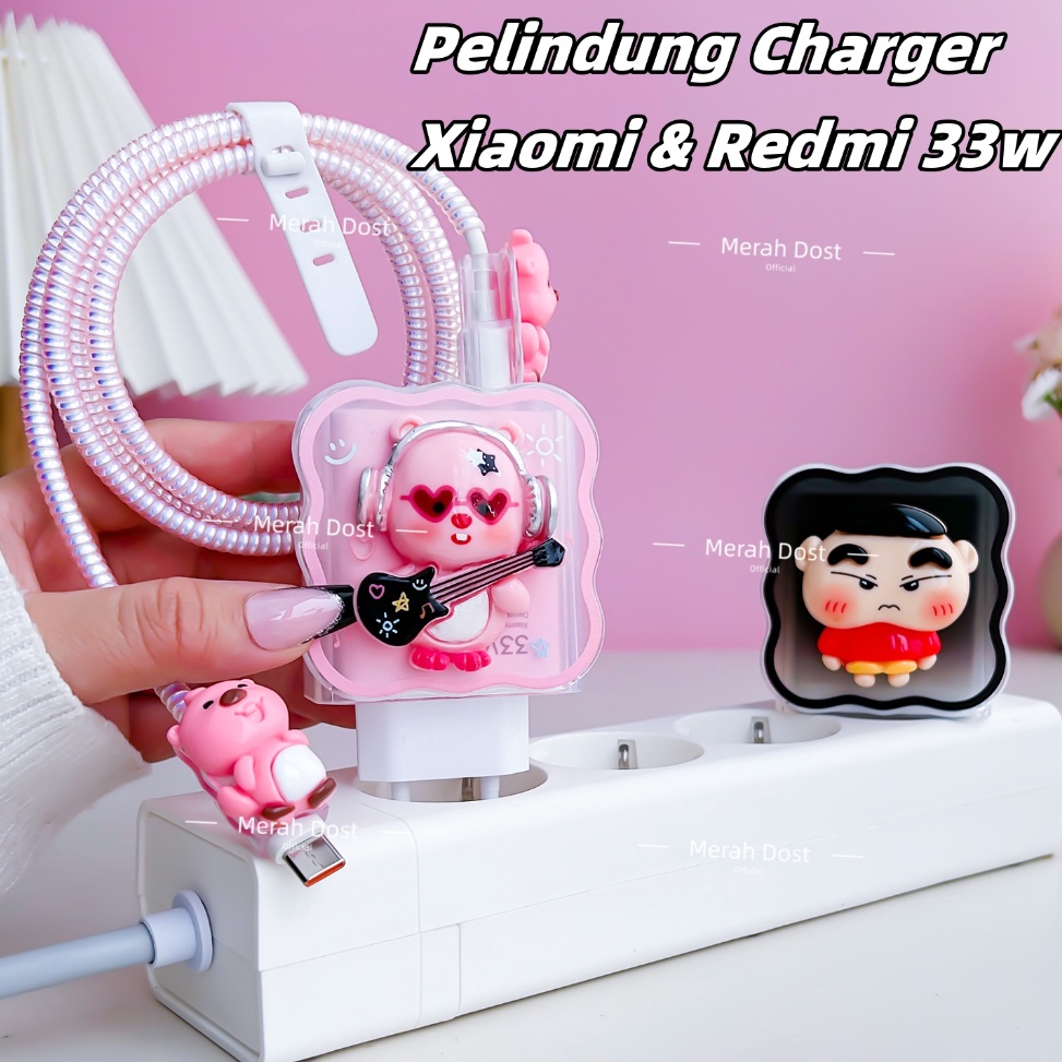 SALEE Pelindung Kabel Carger Xiaomi  Redmi 33w Pelindung Adaptor Pelindung Kepala Carger Pelindung K