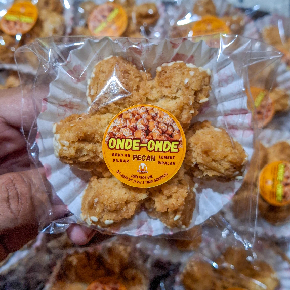 

[40 GR / PCS] Onde - onde Pecah Besar Original / Onde - onde Ketawa / Keciput Wijen Kue Kering