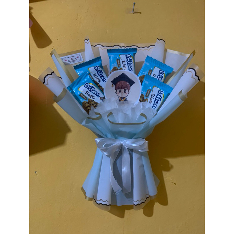 

buket snack depok tanpa PO langsung di bikin sesuai request warna