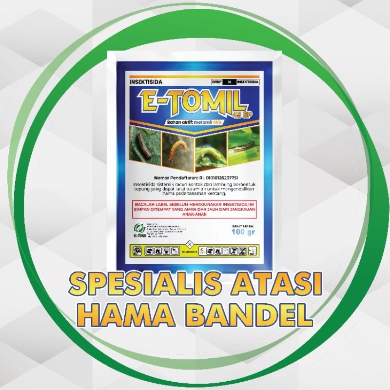 E-Tomil Etomil 15gr, metomil insektisida