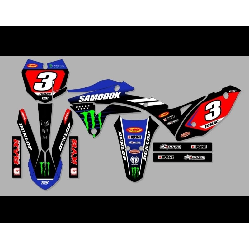 Decal Custome Klx Gordon DTX D Tracker BF bebas request