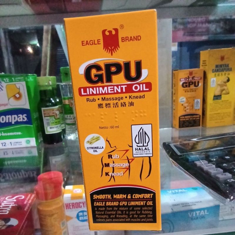 GPU minyak urut termurah