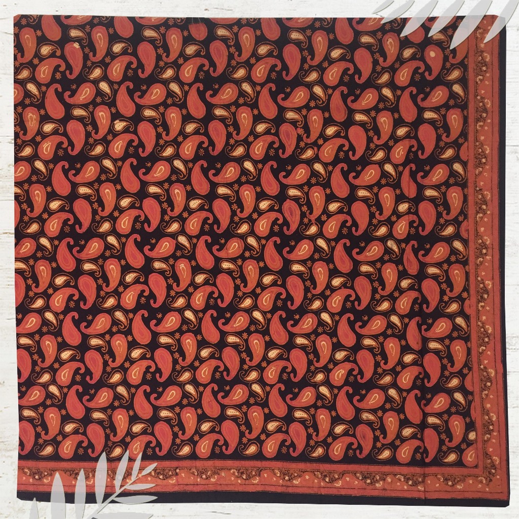 Batik jambi motif pauh merah | dasar (Panjang.2m Lebar.105cm)