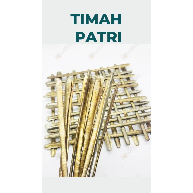 TIMAH SOLDER TIMAH KUNING BATANGAN  1 KG 14 BATANG