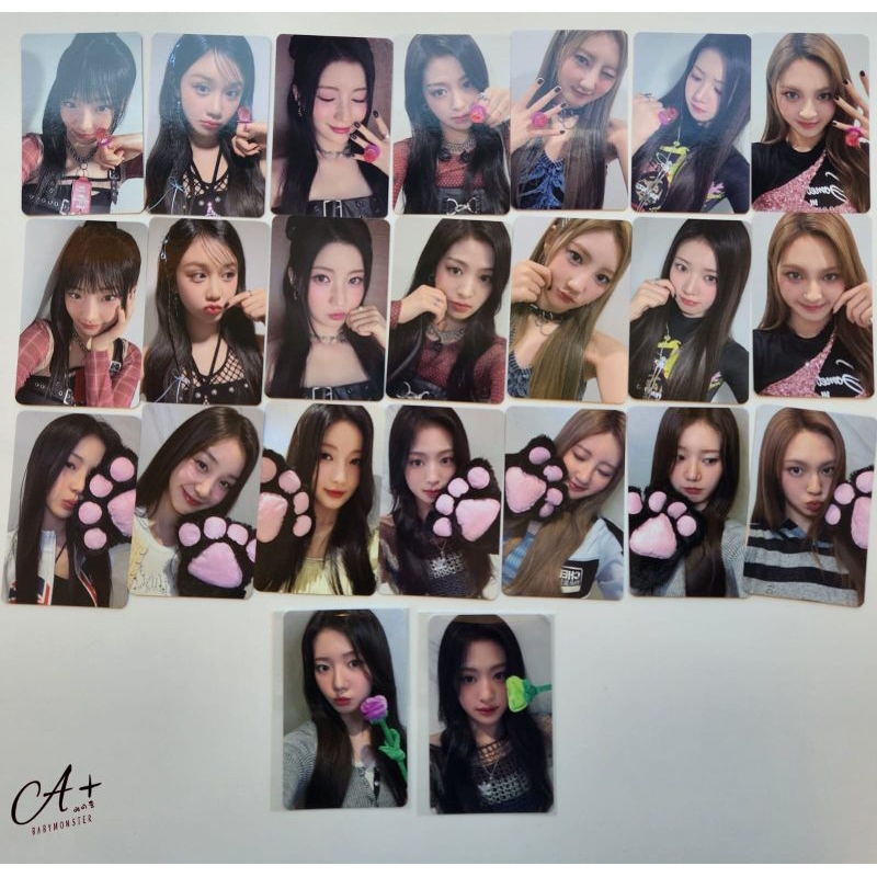 [READY STOCK] PHOTOCARD OFFICIAL PC BABYMONSTER ROSE DAY LUCKY DRAW EVENT PAW / CUPI / CANDY YG SELE