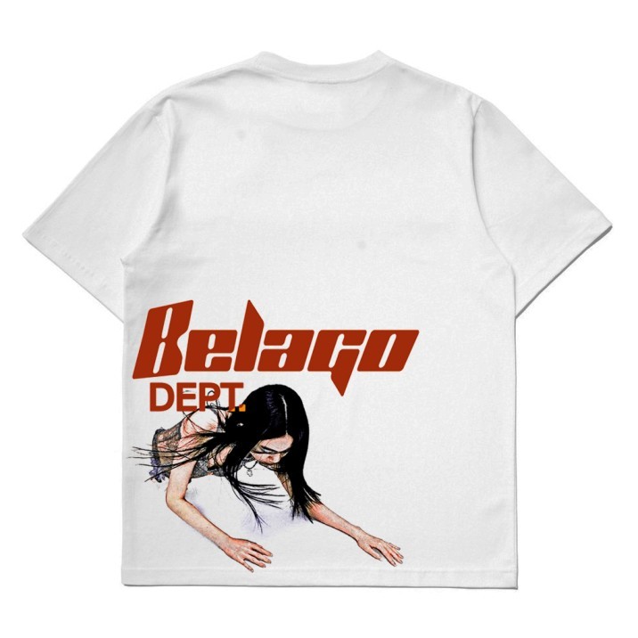Belago Apparel - T-shirt Belago Dept Y2K White Tees