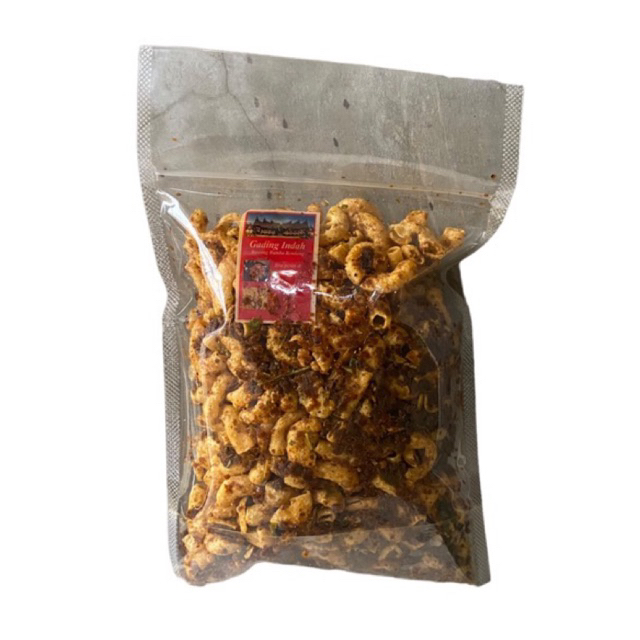 

MAKARONI PIPA KRIUK BUMBU RENDANG - Kemasan 250 gram