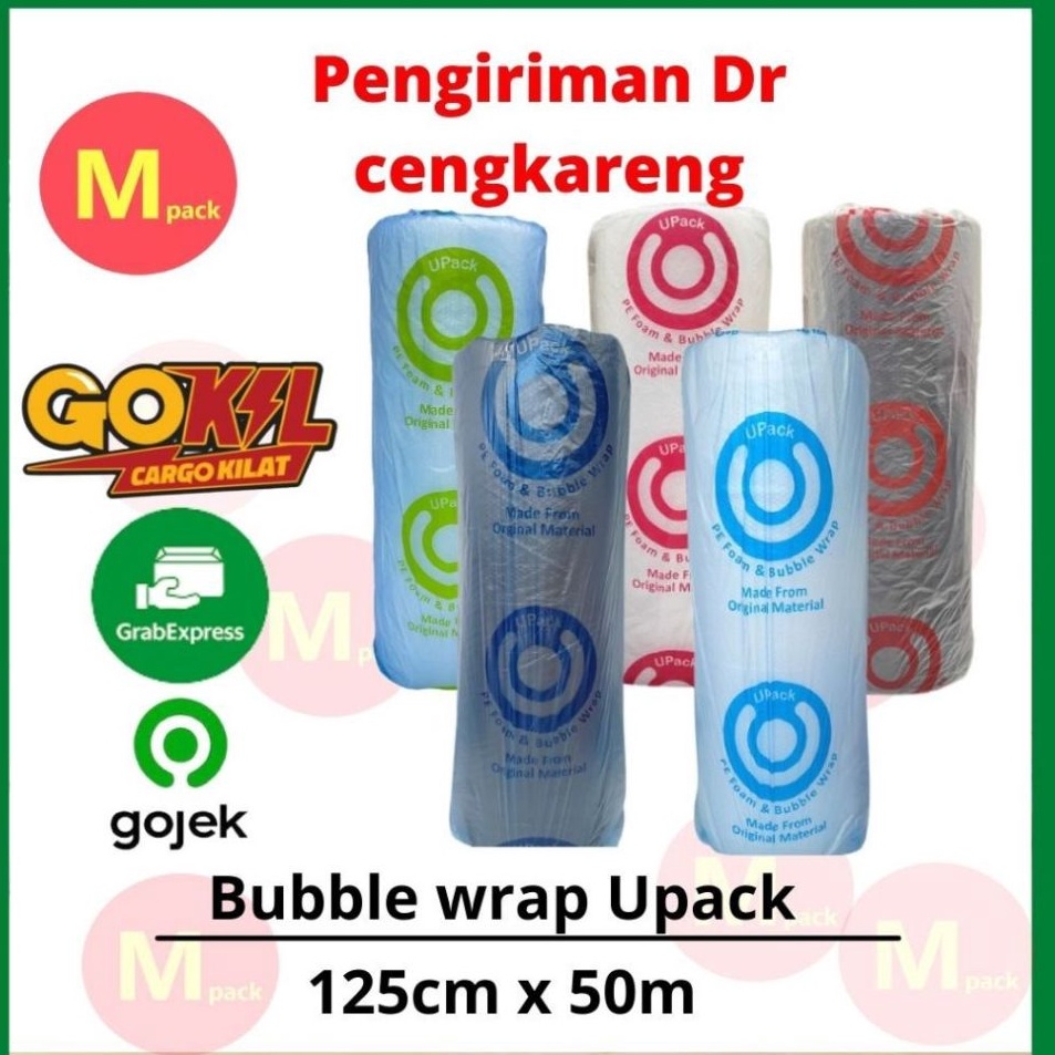 

Serba Unik Bubble wrap roll hitam bening upack wellpack 125cm x 5m