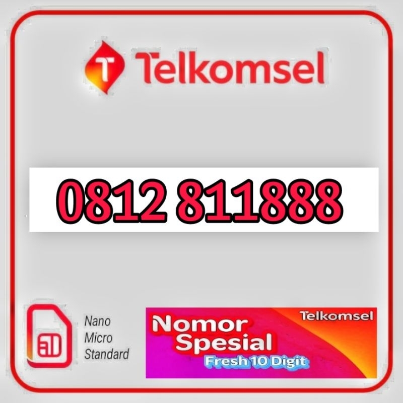 Nomor cantik simpati 10 digit nomer kartu perdana Telkomsel simpati 10digit 10 digit prabayar limite
