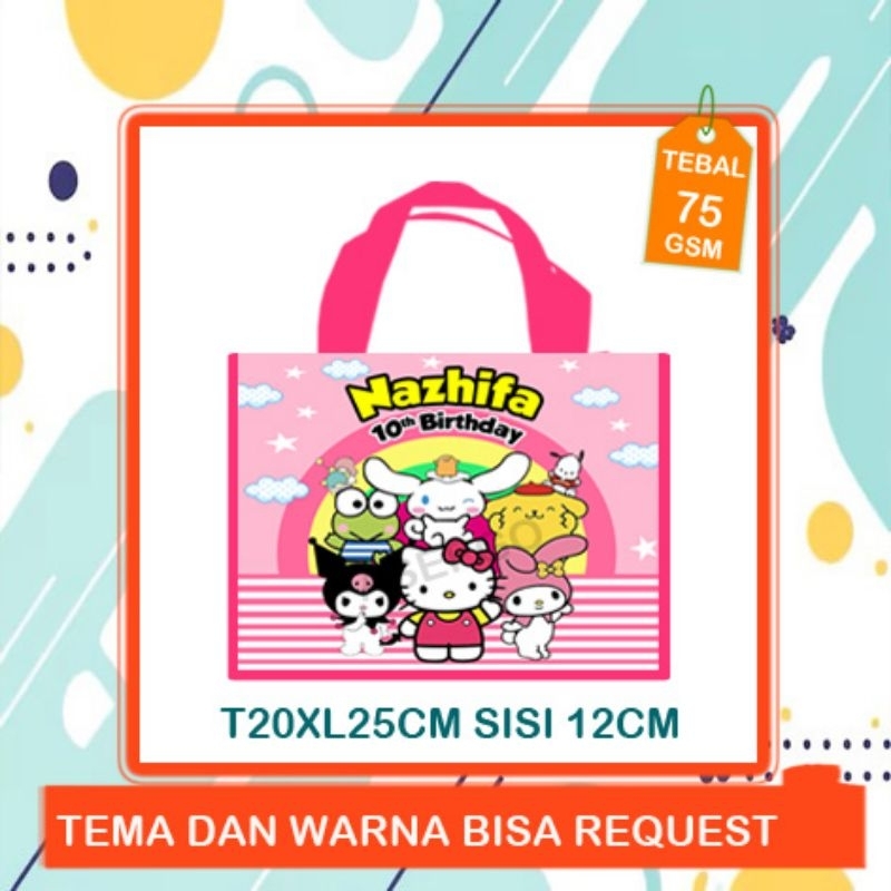 

tas bingkisan ultah Sanrio / tas ulang tahun terlaris SANRIO
