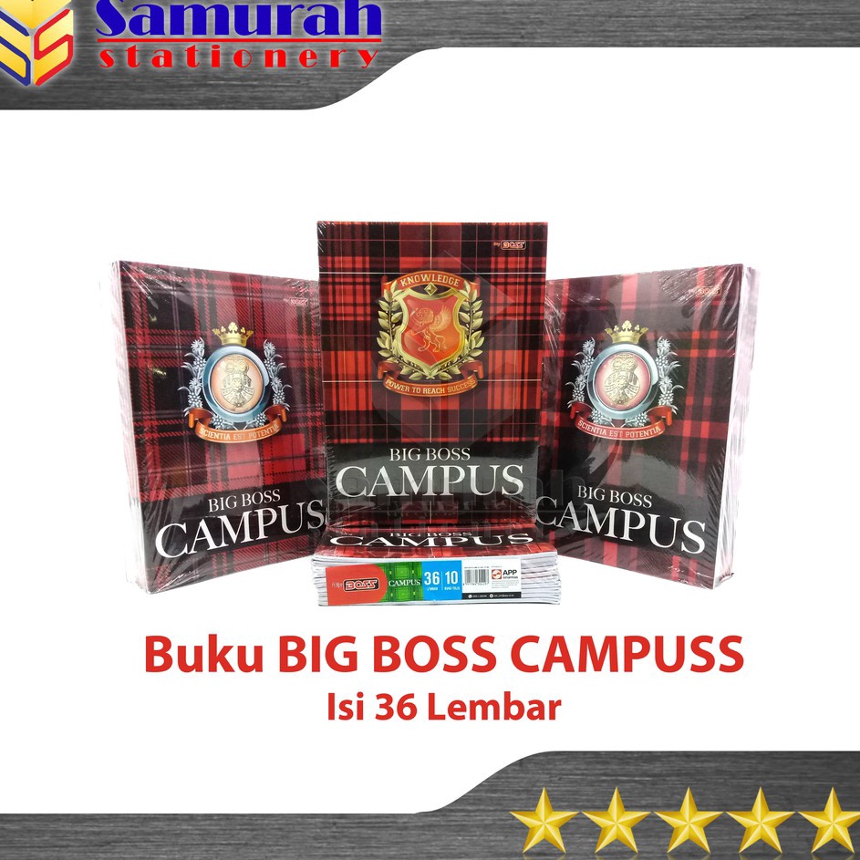 

Langsung Kirim Buku Tulis Sidu Big Boss Campus Isi 36 Lembar Bigboss Campuss 36 Lbr Buku Ukuran Boxy B5 36
