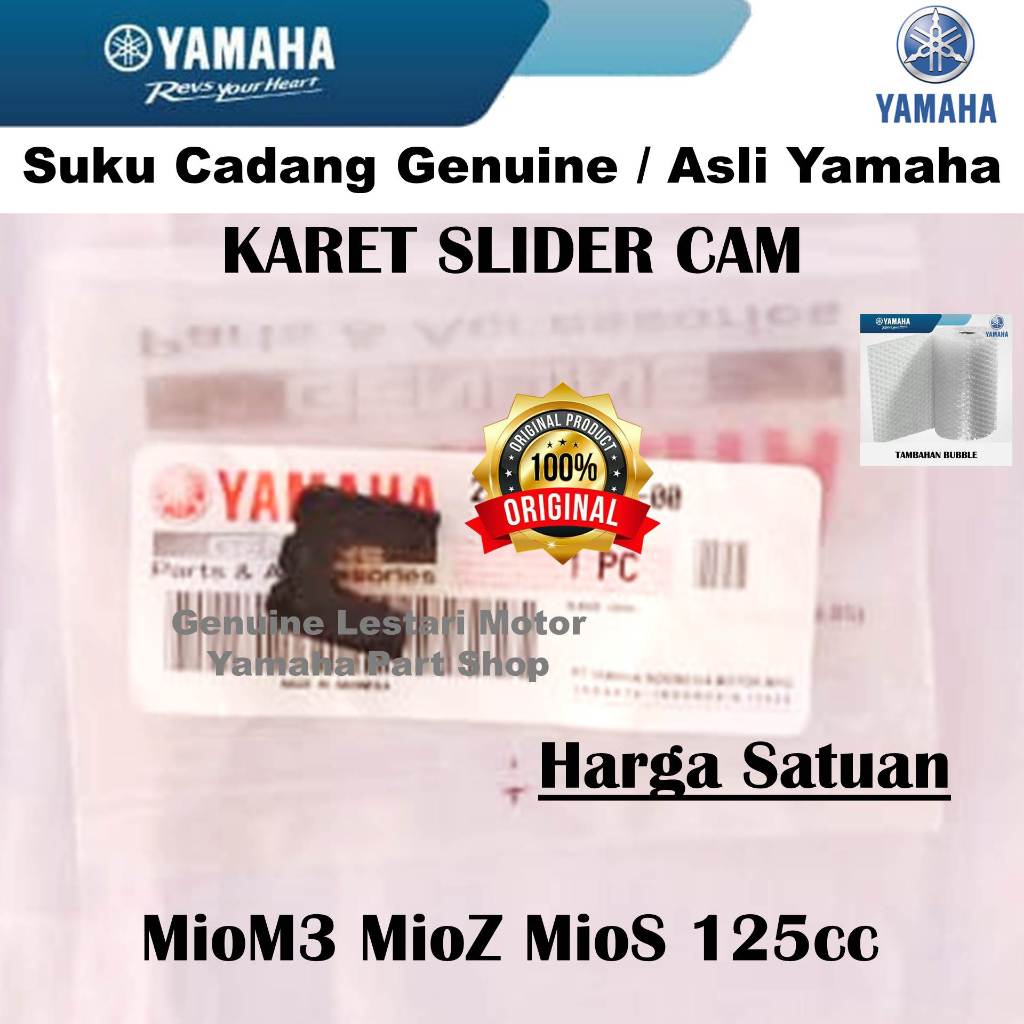 Karet Slider Cam MioM3 Mio M3 MioZ MioS Asli Yamaha Surabaya