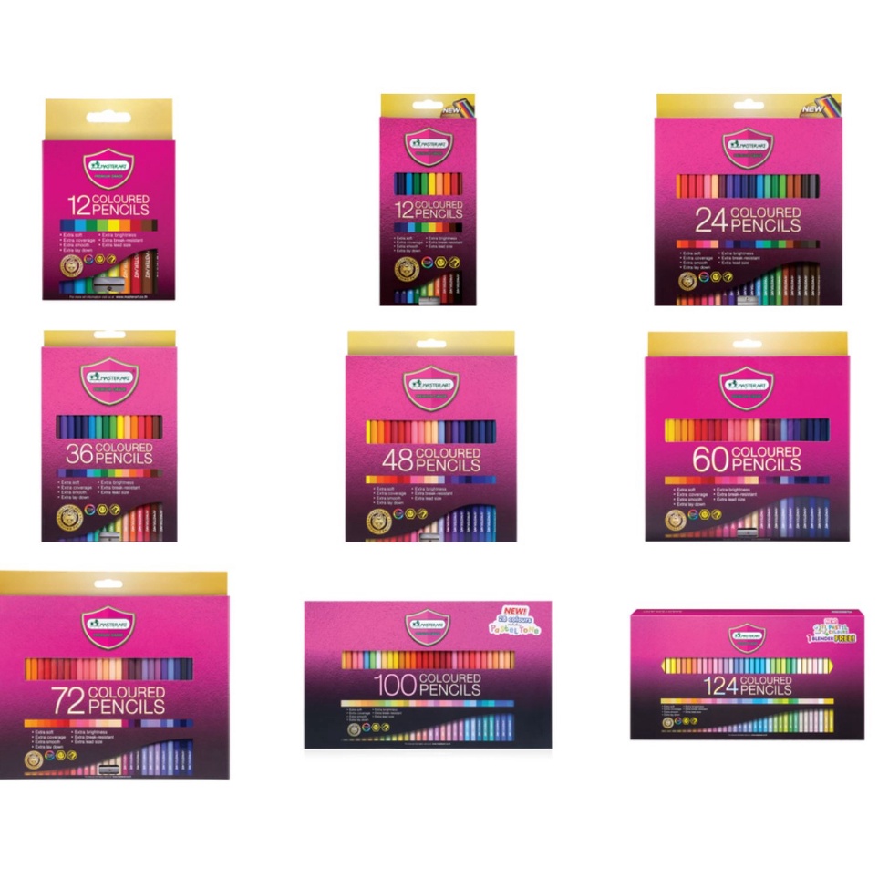 

Buruan Pesan Master Art Pensil Warna Colour Pencil Profesional 12243648672 Pcs