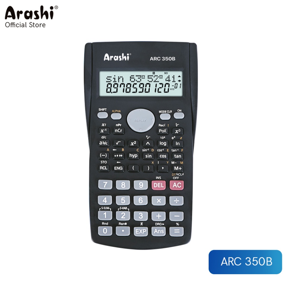 

Obral Murah Arashi Kalkulator ARC 35B 1 Digit Scientific Calculator