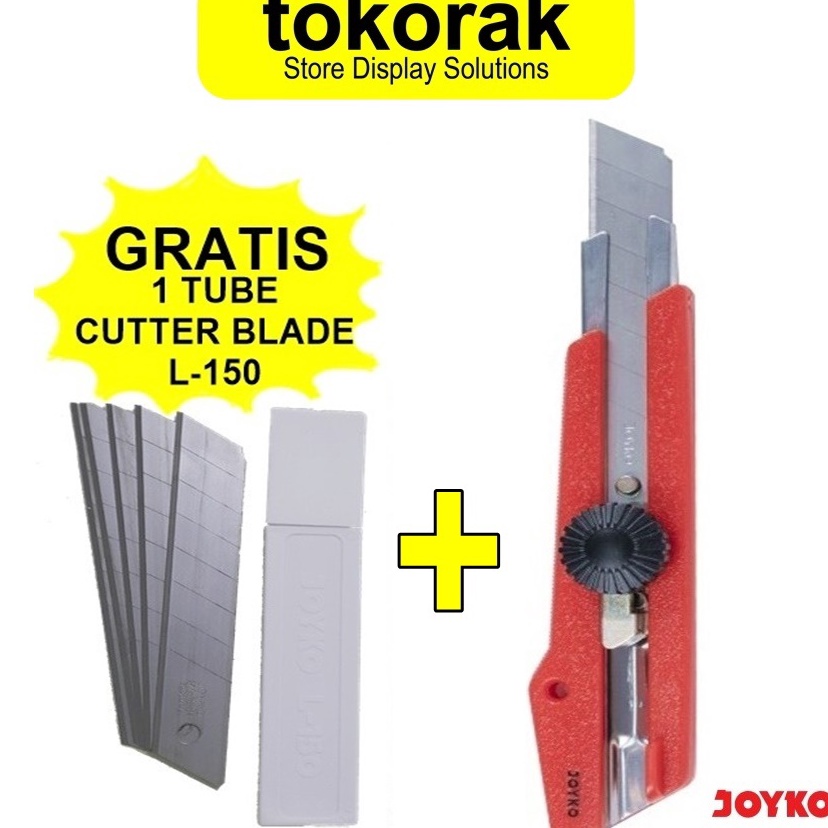 

Garansi Aman CUTTER BESAR JOYKO L5 KATER L 5 REFILL L15 PISAU CUTER ISI L 15