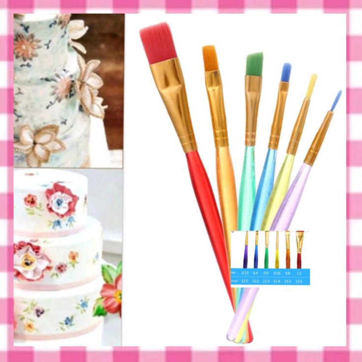 

Harga Ekonomis kuas lukis cake set isi 6