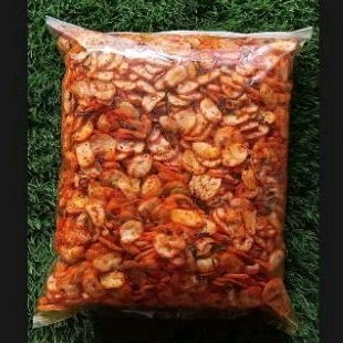 

seblak kerupuk bawang sultan pedas 500gram xtra daun jeruk