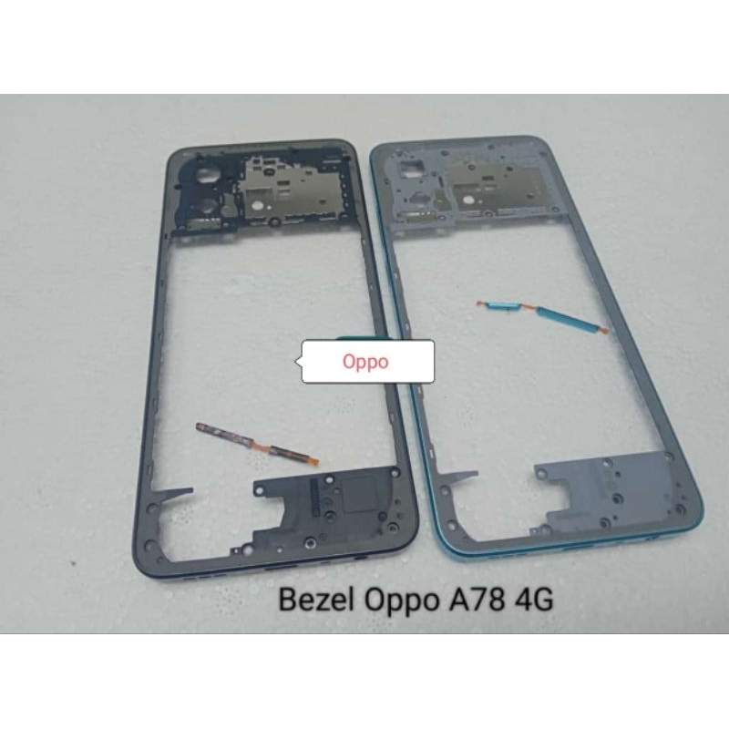 BEZEL TUTUP MESIN TULANG RANGKA OPPO A78 4G ORIGINAL