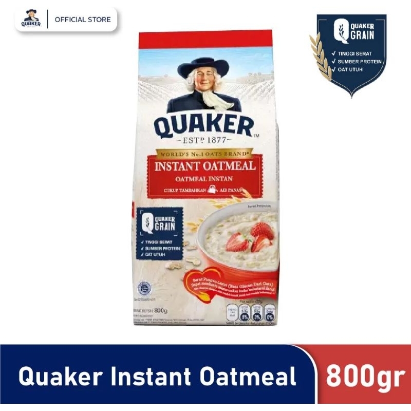 

Quaker Instant Oatmeal (800 GR).