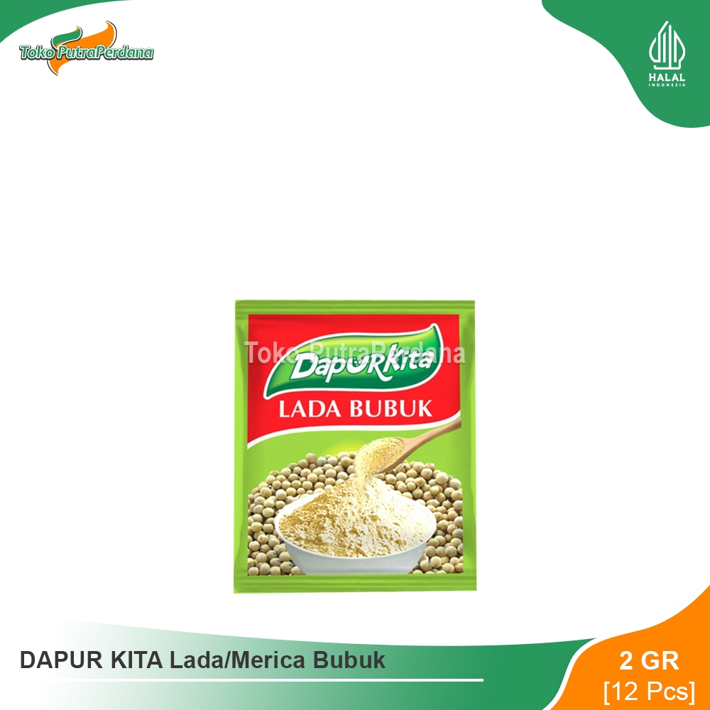 

DAPUR KITA Lada Bubuk 2gr (12 Pcs)