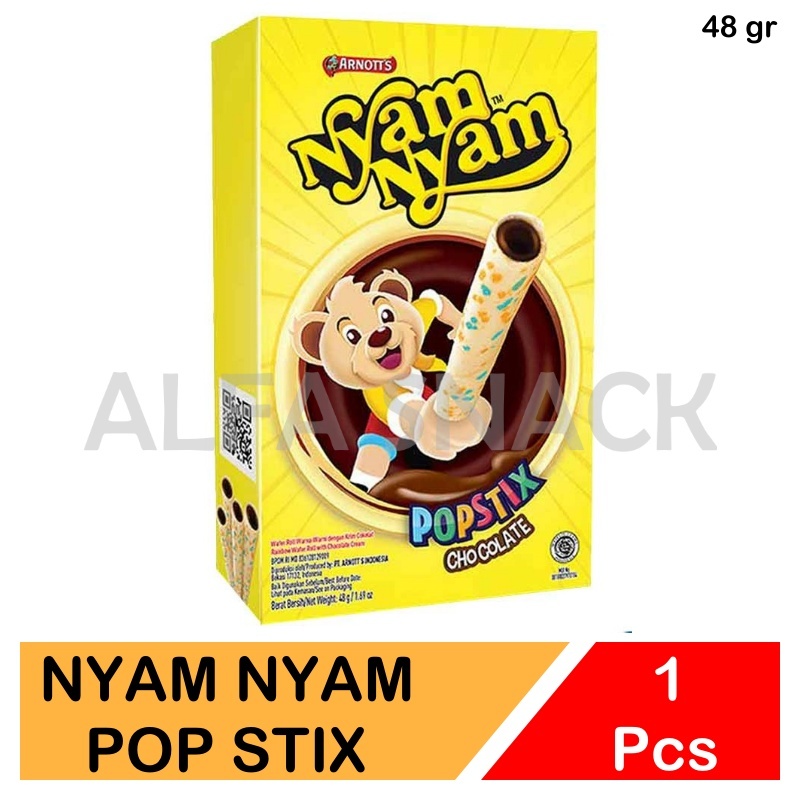 

Nyam Nyam Pop Stix Chocolate Box kemasan 48 gram