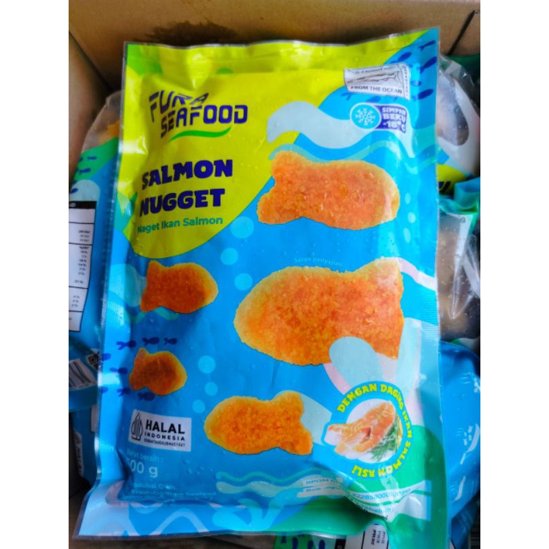 

Fura Salmon nugget 500g // nugget ikan salmon