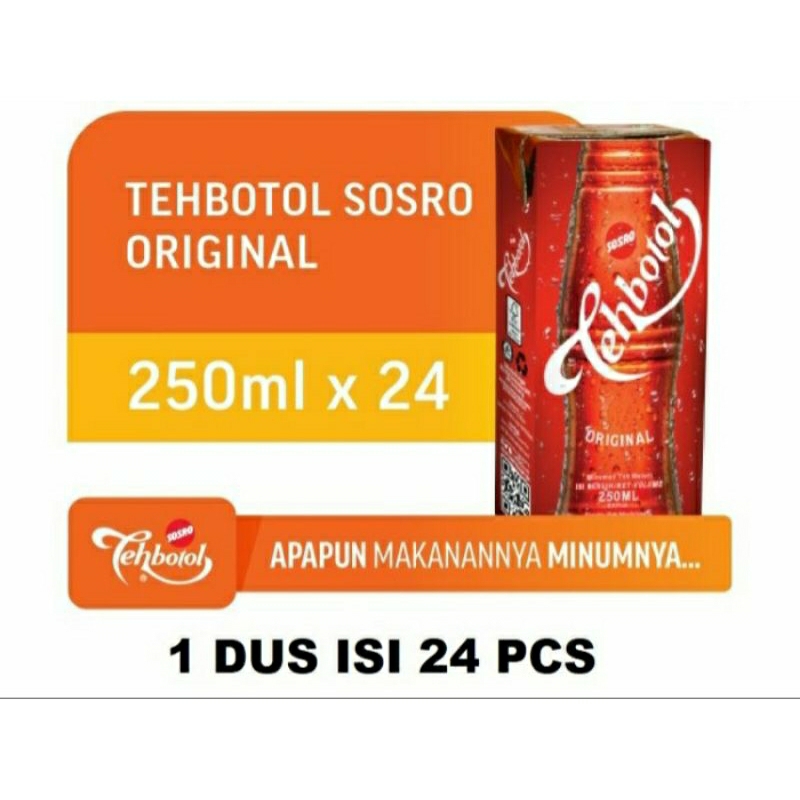

1 Dus Teh Botol Sosoro 250 ml isi 24