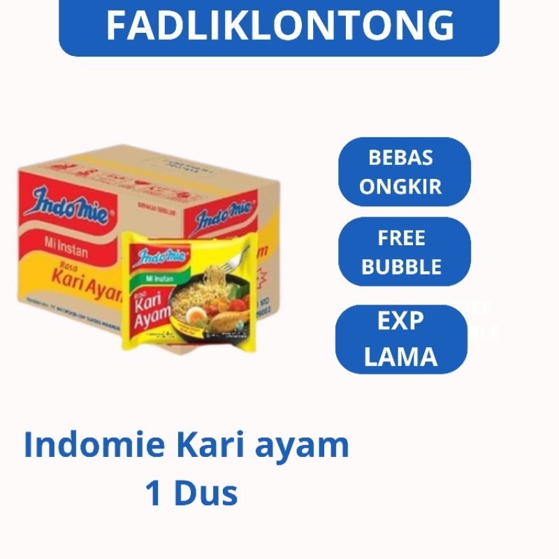 

Indomie Kari Ayam 1 Dus/Karton (Isi 40 Pcs)