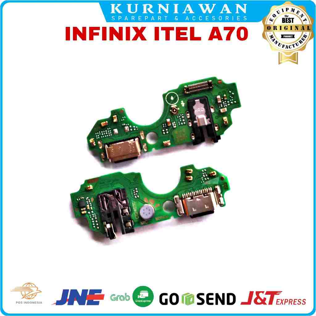 Konetor Charger Infinix Itel A70 Pcb Board Usb Papan Con Cas Mic