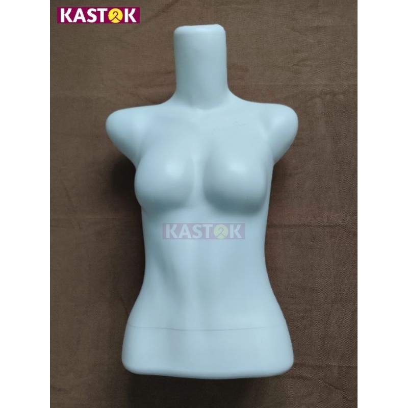 Patung Manekin Setengah Badan Baju Abg Wanita Lurus Pakaian Cewek Plastik Tebal Awet Cod Termurah