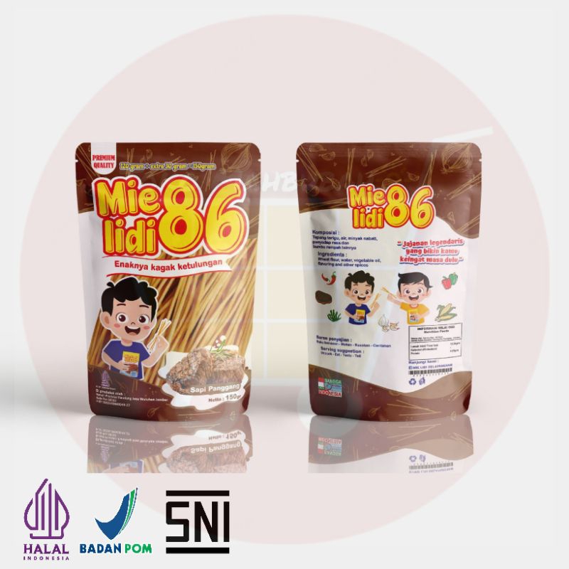 

Mahbubah - Mie Lidi 86 Wuluhan 150 g Sapi Panggang