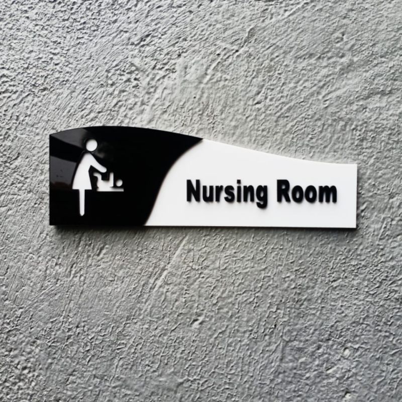 

signage ruangan ibu dan anak | sign nursing room akrilik