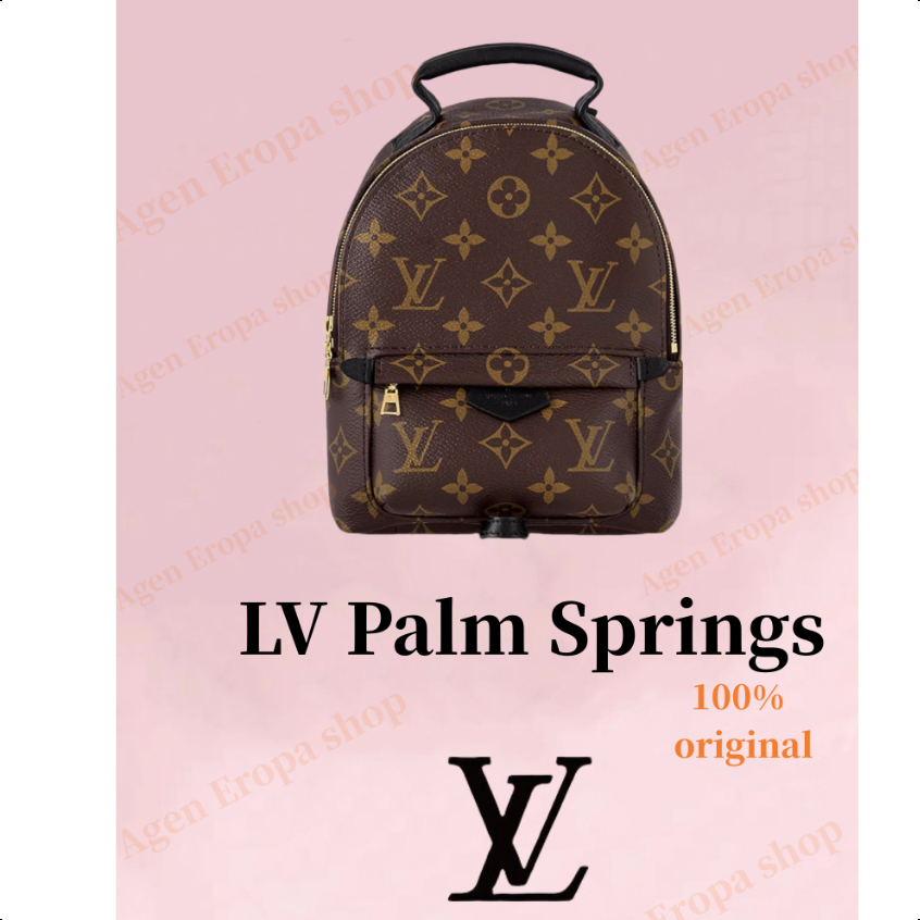 Tas 100% Original LV Louis Vuitton Palm Springs Backpack bag presbyopia  classic tote bag