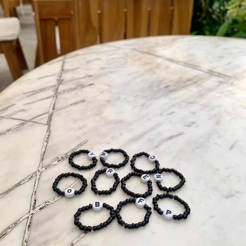 CINCIN MANIK INISIAL/CINCIN MANIK HITAM