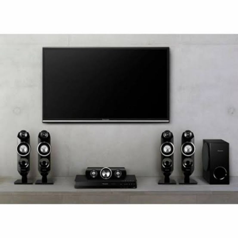 HOME THEATER PANASONIC SC XH315 SCXH315 SCXH XH 315 5.1 CHANNEL SOUND SYSTEM DVD PLAYER OPTIK VCD CD