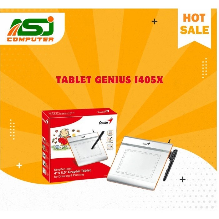 Pen Tablet GENIUS Easy Pen i405X Graphic Tablet Pen Stylus 4" x 5.5"